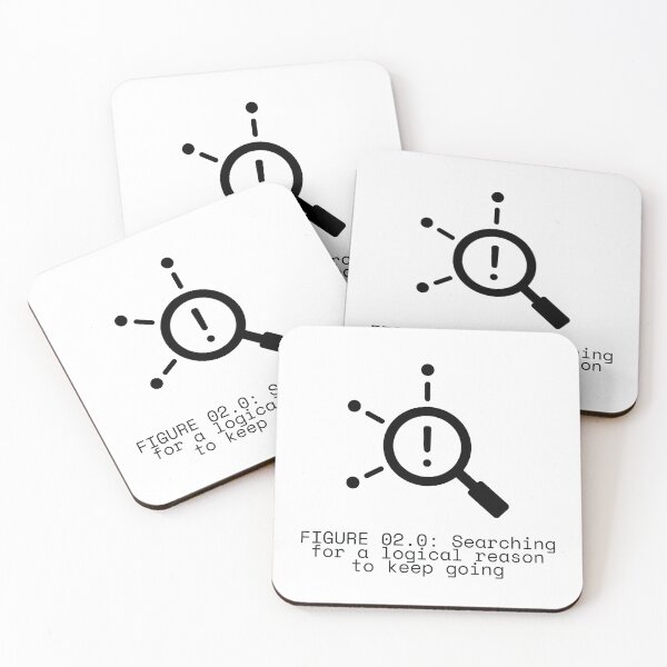 Item preview, FIGURE 02.0: Searching for a logical reason to keep going designed and sold by TheRulingPen.