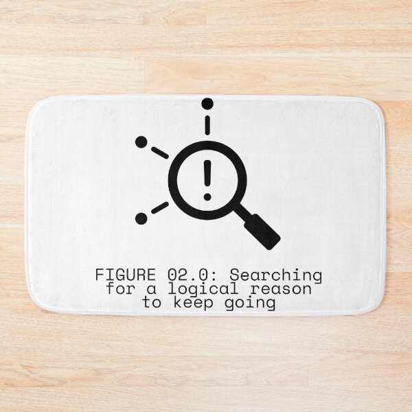 Item preview, FIGURE 02.0: Searching for a logical reason to keep going designed and sold by TheRulingPen.