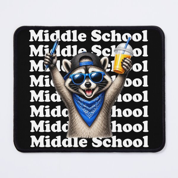 Item preview, Middle School Teacher Funny Feral Raccoon designed and sold by LounisArt.
