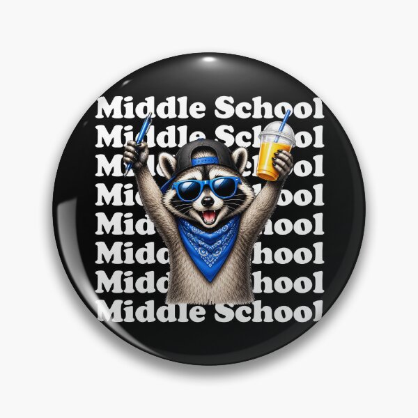 Item preview, Middle School Teacher Funny Feral Raccoon designed and sold by LounisArt.