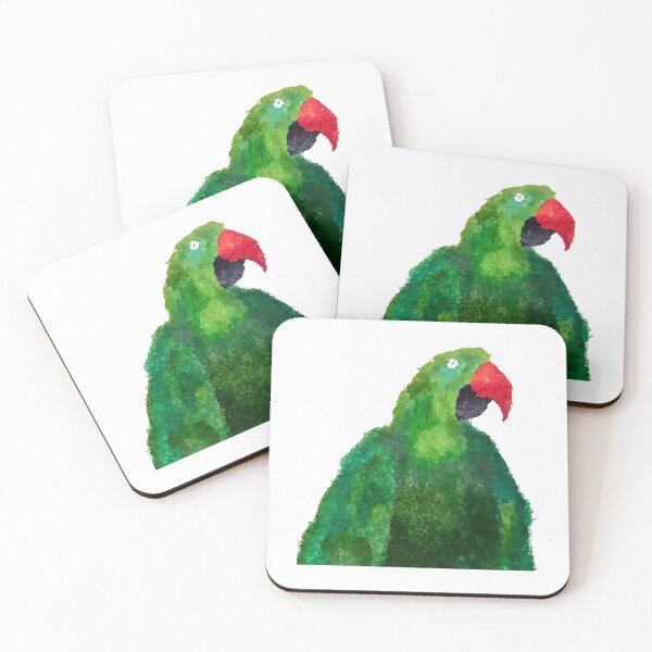 Item preview, The Guardian Parrot Polygon Art designed and sold by averyfoxdesigns.