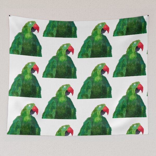 Item preview, El loro guardián Arte poligonal designed and sold by averyfoxdesigns.