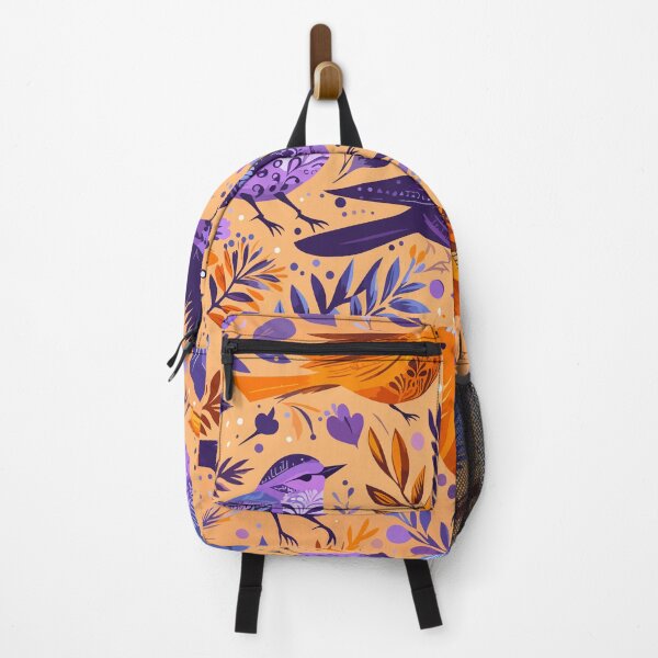 Item preview, Vibrant Folk Art Birds and Botanical Pattern designed and sold by ArtByBoya.