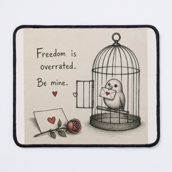 Item preview, Freedom is Overrated...Be Mine. designed and sold by CinemaChronik.