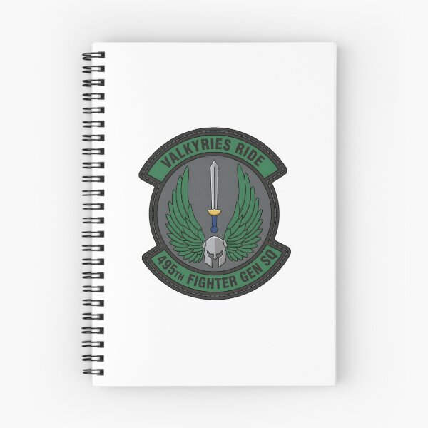 Item preview, USAF 495th Fighter Generation Squadron Valkyries Ride Emblem designed and sold by CharlieDesings.