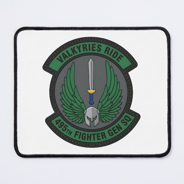 Item preview, USAF 495th Fighter Generation Squadron Valkyries Ride Emblem designed and sold by CharlieDesings.