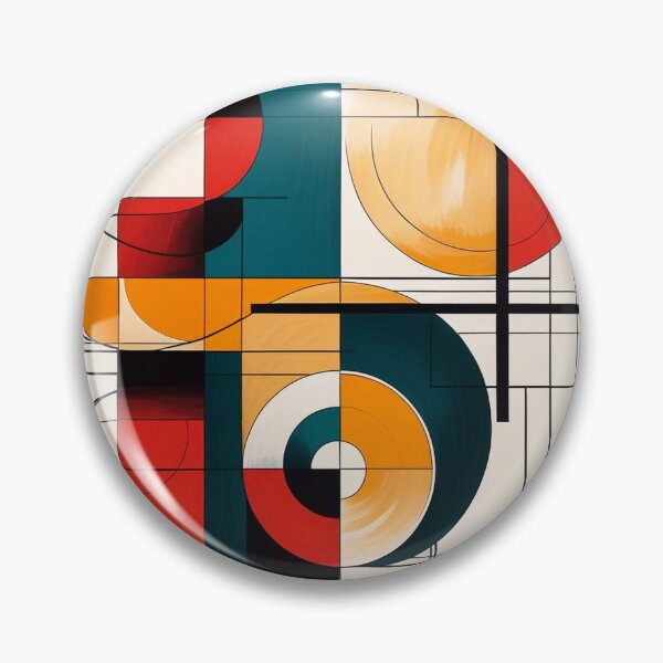 Item preview, Bauhaus Abstract Geometric Face | Minimalist Suprematist Modern Art Print designed and sold by semenol.
