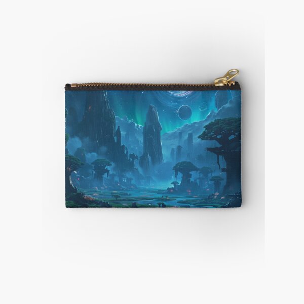 Item preview, Starlight Sanctuary Alien Fantasy Landscape designed and sold by Luminous Wilds.