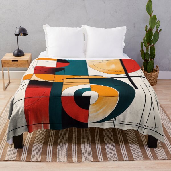 Item preview, Bauhaus Abstract Geometric Face | Minimalist Suprematist Modern Art Print designed and sold by semenol.