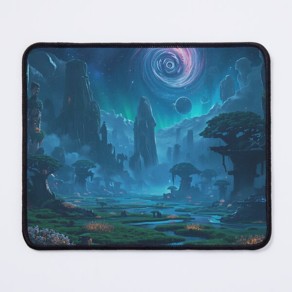 Item preview, Starlight Sanctuary Alien Fantasy Landscape designed and sold by Luminous Wilds.