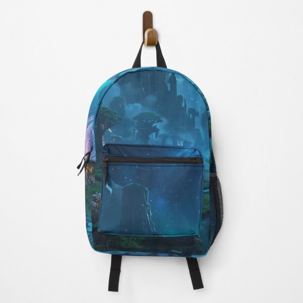 Item preview, Starlight Sanctuary Alien Fantasy Landscape designed and sold by Luminous Wilds.