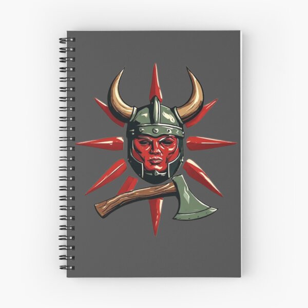 Item preview, Viking Helmet with Ax & Red Sun | Elysium Echoes Icon 01 designed and sold by Shift-Bloom.