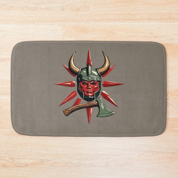 Item preview, Viking Helmet with Ax & Red Sun | Elysium Echoes Icon 01 designed and sold by Shift-Bloom.