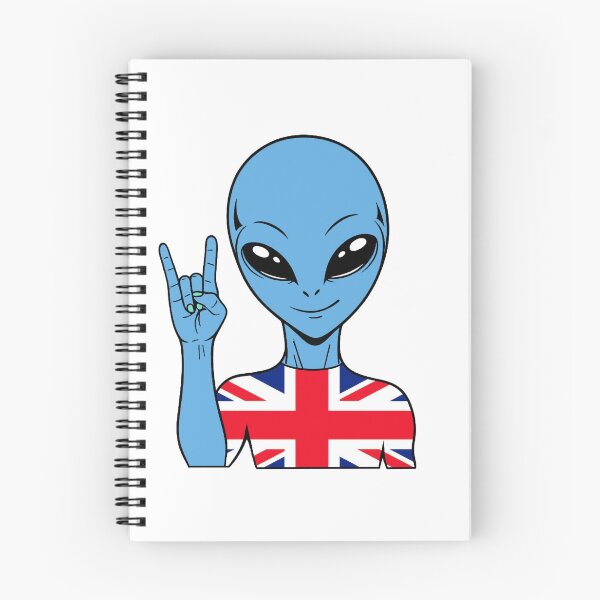 Item preview, Zorgo England | Rock on Sign Alien | British Flag Shirt | Cute Alien Gift | UK Merchandise designed and sold by The-Visitors.