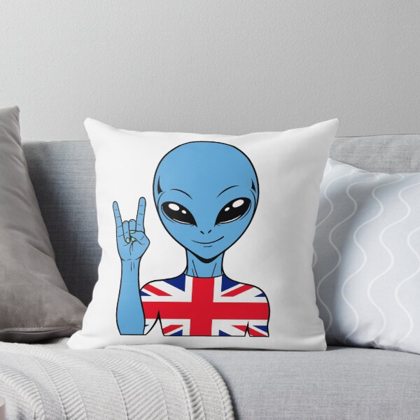Item preview, Zorgo England | Rock on Sign Alien | British Flag Shirt | Cute Alien Gift | UK Merchandise designed and sold by The-Visitors.