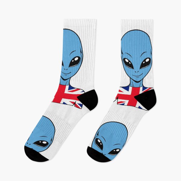 Item preview, Zorgo England | Rock on Sign Alien | British Flag Shirt | Cute Alien Gift | UK Merchandise designed and sold by The-Visitors.