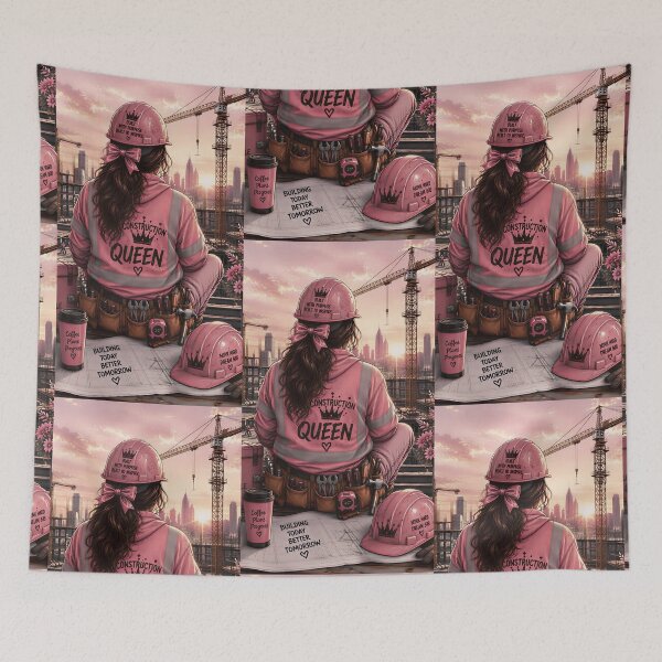 Item preview, Construction Queen  | Women in Construction  | Female Builder Gift designed and sold by BelievingCreate.
