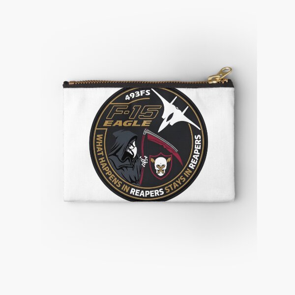 Item preview, USAF 493rd Fighter Squadron F-15 Eagle Grim Reapers Patch designed and sold by CharlieDesings.