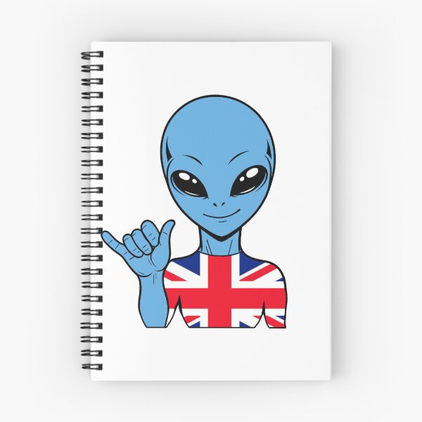 Item preview, Zorgo England | Shaka Sign Alien | British Flag Shirt | Cute Alien Gift | UK Merchandise designed and sold by The-Visitors.