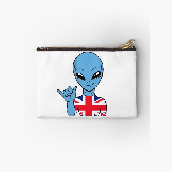 Item preview, Zorgo England | Shaka Sign Alien | British Flag Shirt | Cute Alien Gift | UK Merchandise designed and sold by The-Visitors.