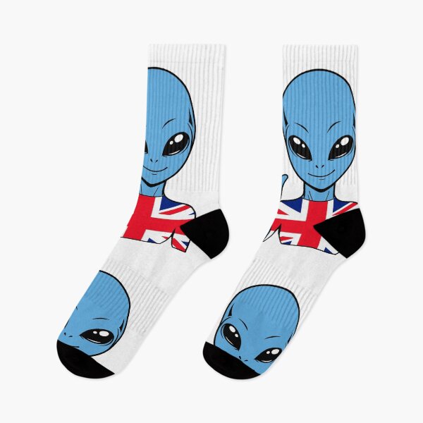 Item preview, Zorgo England | Shaka Sign Alien | British Flag Shirt | Cute Alien Gift | UK Merchandise designed and sold by The-Visitors.