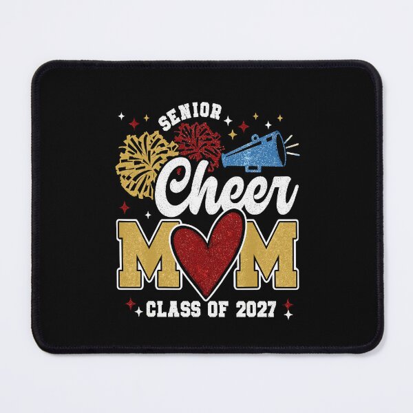 Item preview, Senior Cheerleader Mom Shirt Cheer Class of 2027 Graduation Women  designed and sold by mareix.