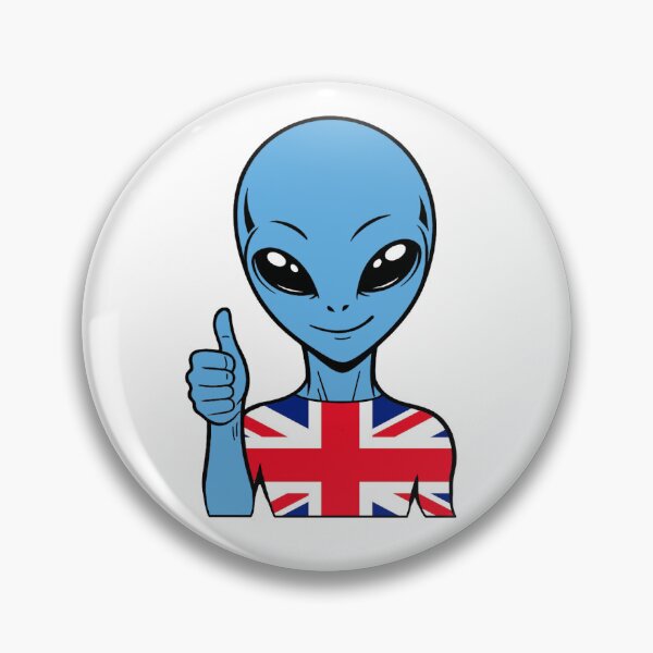 Item preview, Zorgo England | Thumbs up Sign Alien | British Flag Shirt | Cute Alien Gift | UK Merchandise designed and sold by The-Visitors.