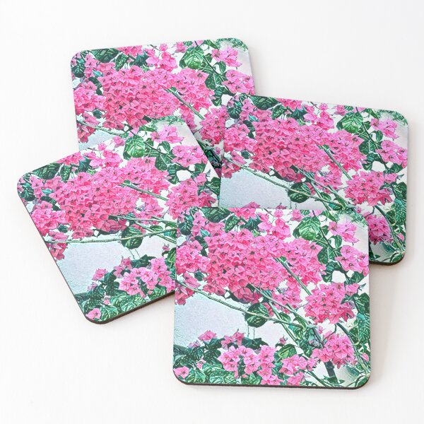 Item preview, Impressionist Bougainvillea Pink Flower Mediterranean Garden designed and sold by BalkanBloom.