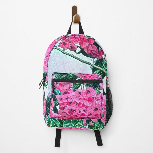 Item preview, Impressionist Bougainvillea Pink Flower Mediterranean Garden designed and sold by BalkanBloom.