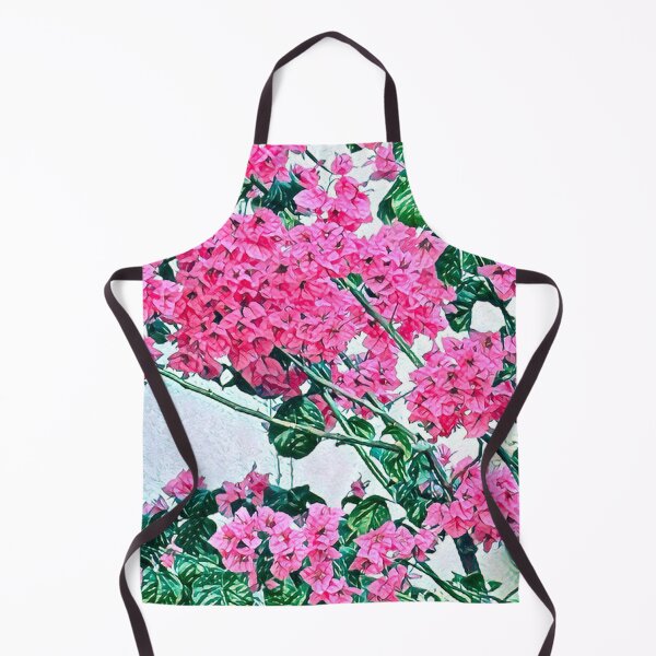 Item preview, Impressionist Bougainvillea Pink Flower Mediterranean Garden designed and sold by BalkanBloom.