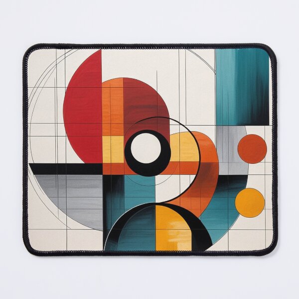 Item preview, Abstract Bauhaus Face Art | Geometric Minimalist Modern Illustration designed and sold by semenol.
