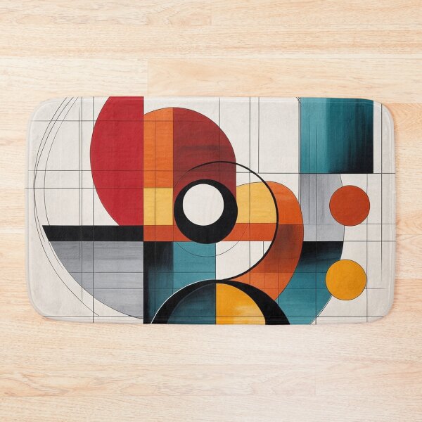 Item preview, Abstract Bauhaus Face Art | Geometric Minimalist Modern Illustration designed and sold by semenol.