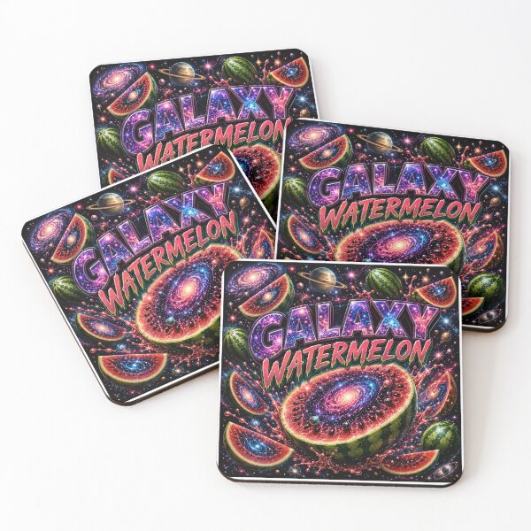 Item preview, Galactic watermelon adventure in space designed and sold by Side Quest Co..