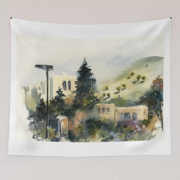 Item preview, Misty Landscape with Hill designed and sold by CanotStop.