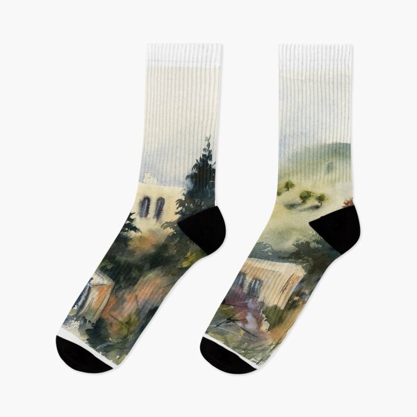 Item preview, Misty Landscape with Hill designed and sold by CanotStop.