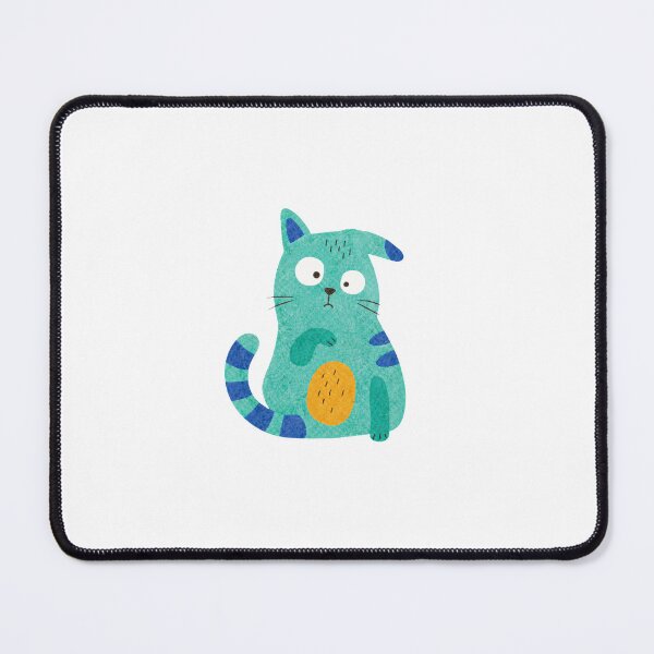 Item preview, Curious Turquoise Paper Cat designed and sold by The-Art-of-D.