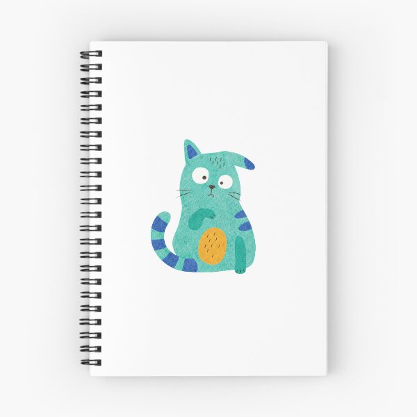 Item preview, Curious Turquoise Paper Cat designed and sold by The-Art-of-D.