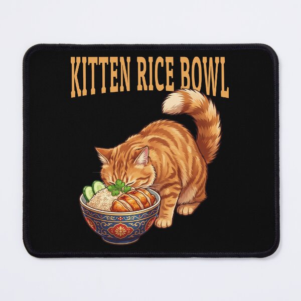 Item preview, Kitten Rice Bowl designed and sold by ReneMM.
