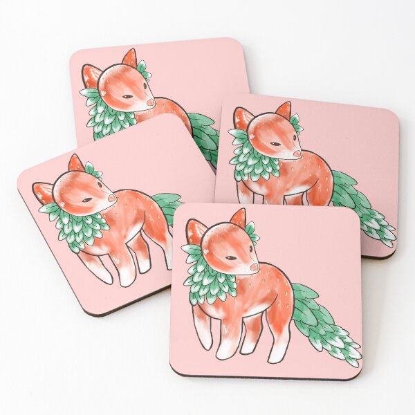Item preview, Strawberry Fox designed and sold by ThreadGrave.