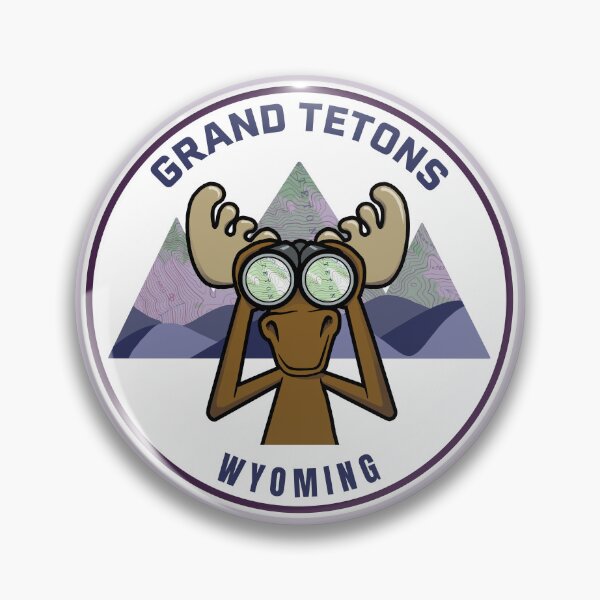 Item preview, Grand Tetons Moose with Binoculars White designed and sold by Willz Designz.