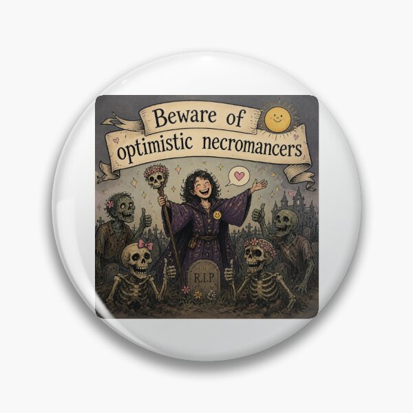 Item preview, Beware of optimistic necromancers designed and sold by CinemaChronik.