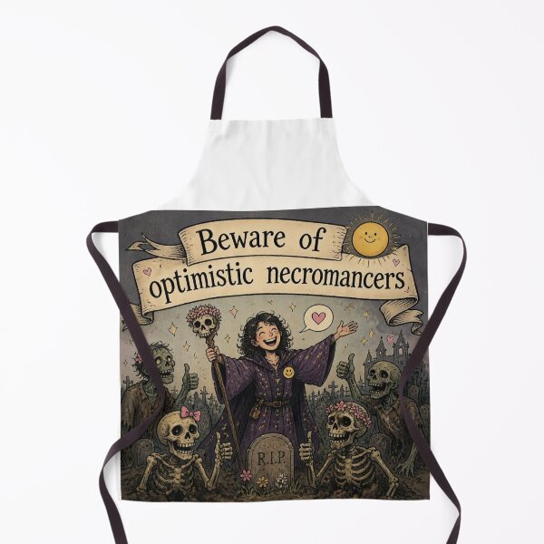 Item preview, Beware of optimistic necromancers designed and sold by CinemaChronik.