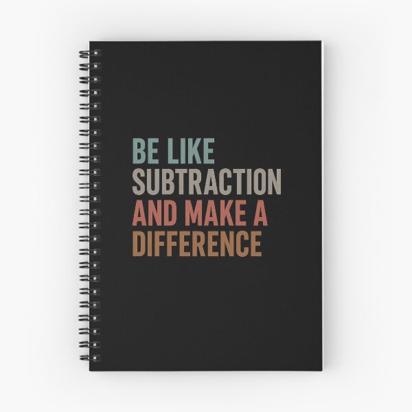 Item preview, Be Like Subtraction and Make A Difference Funny Math Teacher designed and sold by viectory.