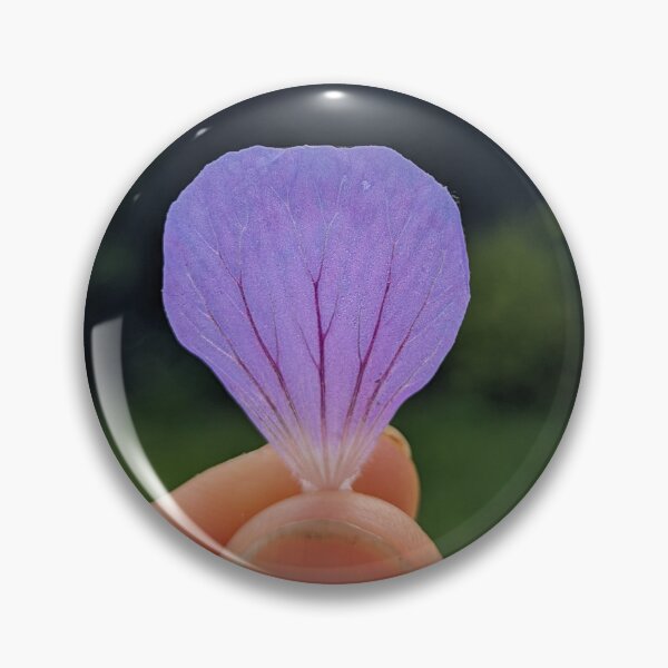 Item preview, Life through a petal. Geranium 'Johnson's Blue' Petal, Backlit Macro Photography designed and sold by PrettyAround.