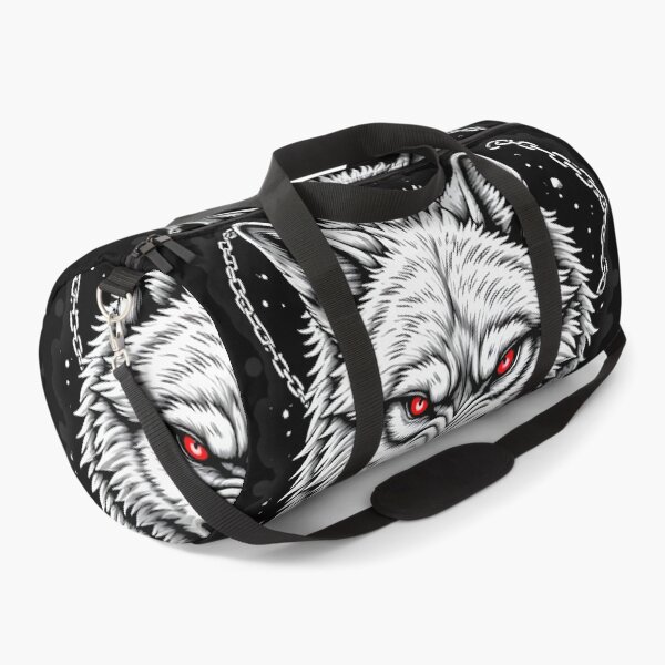 Item preview, Angry White Wolf Red Eyes – Gothic Animal designed and sold by Neer arts.