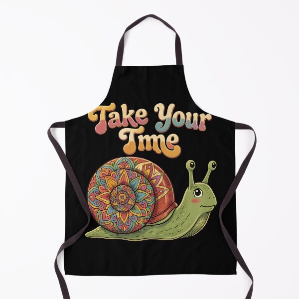 Item preview, Take Your Time Cute Snail Mandala Retro Groovy designed and sold by KCasual.