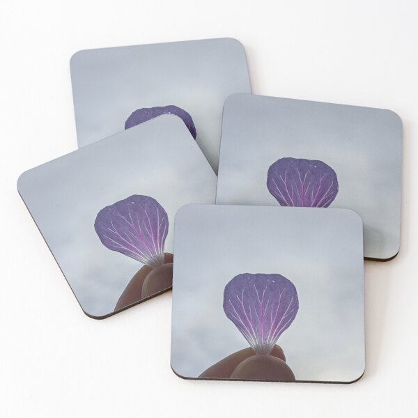 Item preview, Geranium 'Johnson's Blue' Petal Against the Sky, Macro Photography designed and sold by PrettyAround.