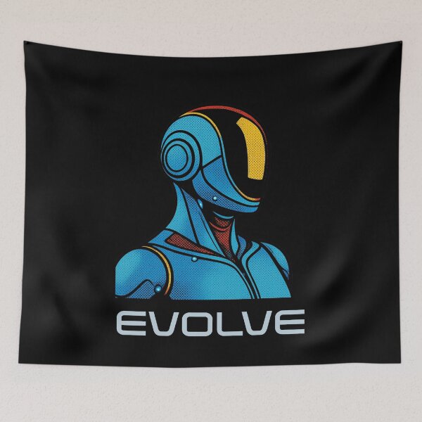 Item preview, EVOLVE Humanoid Robot Evolution T-Shirt | Future of AI & Human Innovation designed and sold by TEEJAMBOREE.