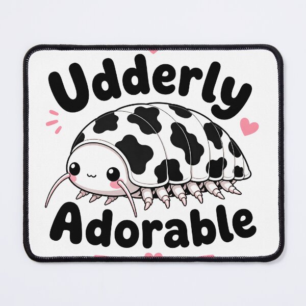 Item preview, Udderly Adorable Isopod Pun designed and sold by VINTOR-.