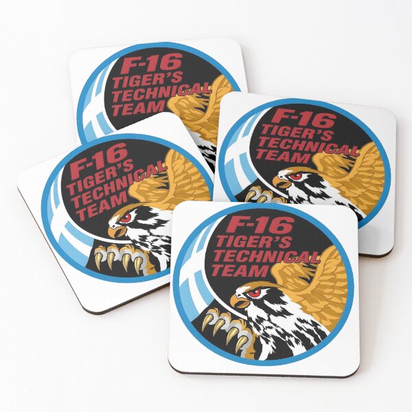 Item preview, Hellenic Air Force 335 Squadron F-16 Tiger's Technical Team Patch designed and sold by CharlieDesings.